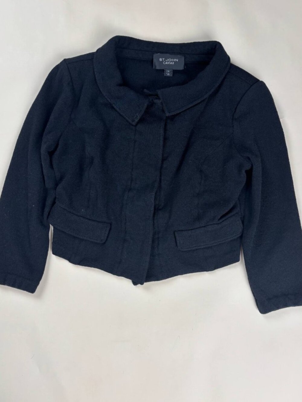 St John Black Sweater Size 10